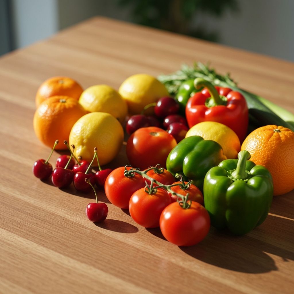 Świeże warzywa i owoce